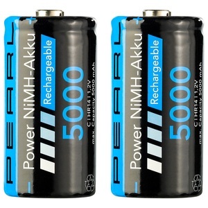 Pearl, Pearl 2er-Set NiMH-Akkus Typ C / Babyzelle, 5.000 mAh, 2er-Set NiMH-Akkus Typ C / Babyzelle, 5.000 mAh
