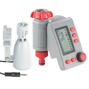 Royal Gardineer, Royal Gardineer Digitaler Bewässerungscomputer mit Magnet-Ventil und Regensensor, Digitaler Bewässerungscomputer mit Magnet-Ventil und Regensensor