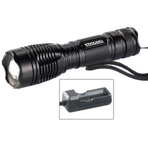 KryoLights, KryoLights LED-Taschenlampe TRC-144.a inkl. Akku und Ladegerät 1000 lm, IP44, LED-Taschenlampe TRC-144.a mit Akku und Ladegerät, 1.000 lm, IP44