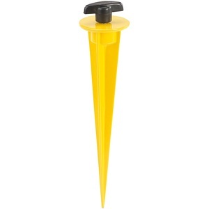 AGT, AGT Aluminium-Erdspiess für LED-Fluter, 17 cm, gelb, Aluminium-Erdspiess für LED-Fluter, 17 cm, gelb