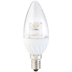 Luminea, Luminea Klare LED-Kerze, E14, 4 W, 300 lm, warmweiss, 160°, Klare LED-Kerze, E14, 4 W, 300 lm, warmweiss, 160°