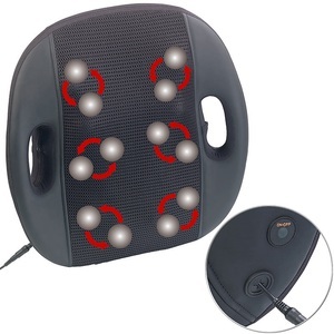 newgen medicals, newgen medicals Shiatsu-Rücken-Massagegerät mit 12 Köpfen und IR-Tiefenwärme, 30 Watt, Shiatsu-Rücken-Massagegerät mit 12 Köpfen und IR-Tiefenwärme, 30 Watt