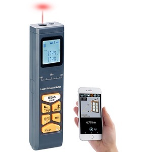 AGT, AGT Laser-Entfernungsmesser mit LCD & Bluetooth, Messbereich 5 cm - 30 m, Laser-Entfernungsmesser mit LCD & Bluetooth, Messbereich 5 cm - 30 m
