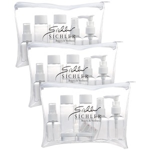 Sichler Beauty, Sichler Beauty 3er-Set Reise-Reissverschlusstaschen, 21 Behälter für Flug-Handgepäck, 3er-Set Reise-Reißverschlusstaschen, 21 Behälter für Flug-Handgepäck