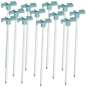 Semptec, Semptec Urban Survival Technology 12er-Set Felsbodenheringe für steinigen Untergrund, 25 cm, Ø 7 mm, 12er-Set Felsbodenheringe für steinigen Untergrund, 25 cm, Ø 7 mm