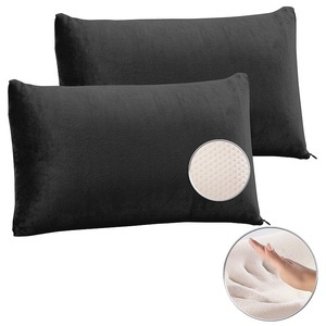 newgen medicals, newgen medicals 2er-Set Memory-Foam-Reisekissen mit thermoregulierendem Bezug, 2er-Set Memory-Foam-Reisekissen mit thermoregulierendem Bezug