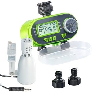 Royal Gardineer, Royal Gardineer Digitaler Bewässerungscomputer BWC-200 mit 2 Anschlüssen & Regensensor, Digitaler Bewässerungscomputer BWC-200 mit 2 Anschlüssen & Regensensor