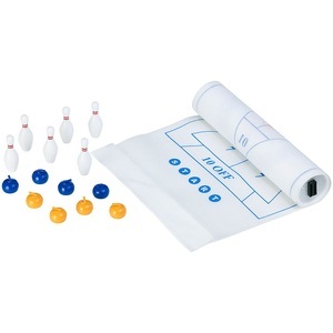 Playtastic, Playtastic 3in1-Tischspiele-Set mit Curling, Bowling & Shuffleboard, 3in1-Tischspiele-Set mit Curling, Bowling & Shuffleboard