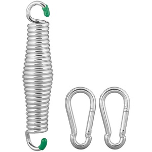 Semptec Urban Survival Technology, Semptec Urban Survival Technology Schwingfeder für Hängesessel & -matte, 2 Karabinerhaken, bis 120 kg, Schwingfeder für Hängesessel & -matte, 2 Karabinerhaken, bis 120 kg