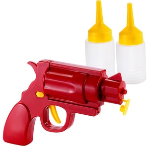Infactory, infactory Ketchup- und Senf-Pistole 2in1, 2in1 Ketchup- und Senf-Pistole
