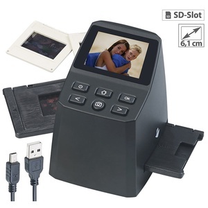 Somikon, Somikon Stand-Alone-Dia- und Negativ-Scanner mit 8-MP-Sensor, 2.400 dpi, Stand-Alone-Dia- und Negativ-Scanner mit 8-MP-Sensor, 2.400 dpi