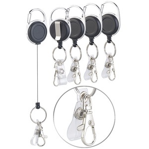 General Office, General Office 5er-Set Schlüssel- und Ausweis-Jojos, extra starke Feder & Gürtelclip, 5er-Set Schlüssel- und Ausweis-Jojos, extra starke Feder & Gürtelclip