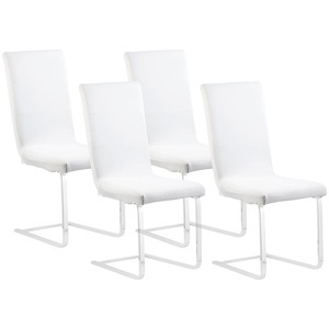 Infactory, infactory 4er-Set Stretch-Stuhlhussen, OEKO-TEX® Standard 100, 42x42x60 cm, weiss, 4er-Set Stretch-Stuhlhussen, OEKO-TEX® Standard 100, 42x42x60 cm, weiß