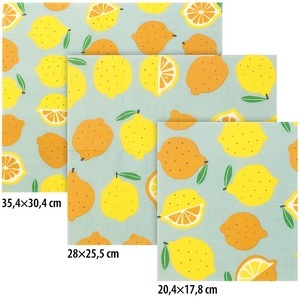 Rosenstein & Söhne, Rosenstein & Söhne 3er-Set Bienenwachspapier für Lebensmittel, 3 verschiedene Grössen, 3er-Set Bienenwachspapier für Lebensmittel, 3 verschiedene Grössen