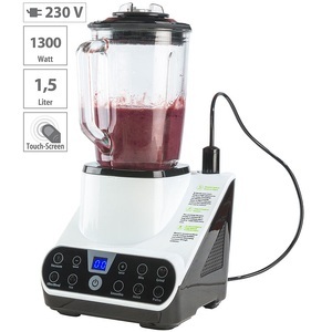 Rosenstein & Söhne, Rosenstein & Söhne Standmixer mit Vakuumier-Funktion & LED-Touch-Display, 1,5 l, 1.300 W, Standmixer mit Vakuumier-Funktion & LED-Touch-Display, 1,5 l, 1.300 W