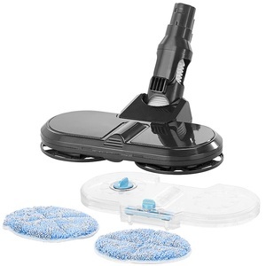 Sichler Haushaltsgeräte, Sichler Haushaltsgeräte Wischaufsatz mit Wassertank & 2 Pads für Zyklon-Staubsauger BHS-580.ak, Wischaufsatz mit Wassertank & 2 Pads für Zyklon-Staubsauger BHS-580.ak