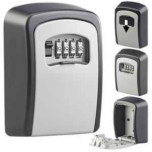 Xcase, Xcase Mini-Schlüssel-Safe zur Wandmontage, 1-mm-Aluminium, Zahlenschloss, Mini-Schlüssel-Safe zur Wandmontage, 1-mm-Aluminium, Zahlenschloss