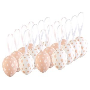 Infactory, infactory 16er-Set Deko-Ostereier zum Aufhängen, je 35 x 49 mm, 16er-Set Deko-Ostereier zum Aufhängen, je 35 x 49 mm