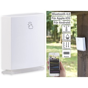 Infactory, infactory Wetterstation-Datenlogger für iOS & Android mit Bluetooth 4.0 und App, Wetterstation-Datenlogger für iOS & Android mit Bluetooth 4.0 und App