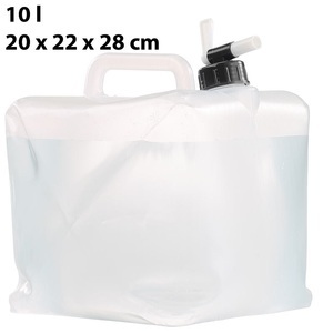 Semptec, Semptec Urban Survival Technology Faltbarer Wasserkanister mit Zapfhahn, 10 Liter, ideal für Trinkwasser, Faltbarer Wasserkanister mit Zapfhahn, 10 Liter, ideal für Trinkwasser