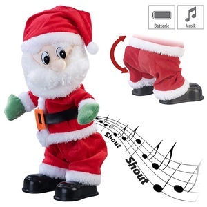 Infactory, infactory Singender und twerkender Weihnachtsmann, 30 cm, Singender und twerkender Weihnachtsmann, 30 cm