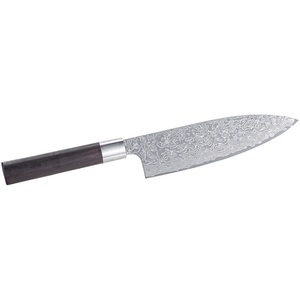 TokioKitchenWare, TokioKitchenWare Handgefertigtes Marken-Damast-Chefmesser mit 19-cm-Klinge, Handgefertigtes Marken-Damast-Chefmesser mit 19-cm-Klinge