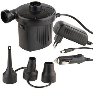 Pearl, Pearl Elektrische Luftpumpe mit 3 Aufsätzen, für 12 & 230 V, 50 Watt, Elektrische Luftpumpe mit 3 Aufsätzen, für 12 & 230 V, 50 Watt