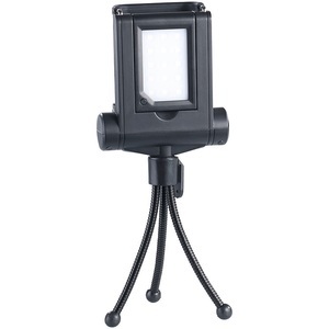 Somikon, Somikon LED-Licht für Smartphones & Selfie-Sticks FVL-315.s, 15 LEDs, 300 lm, LED-Licht für Smartphones & Selfie-Sticks FVL-315.s, 15 LEDs, 300 lm