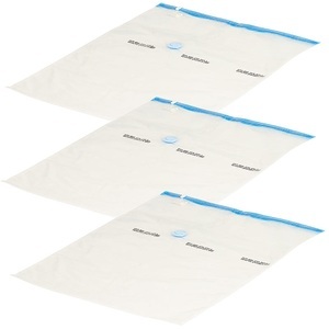 Pearl, Pearl 3er-Set Vakuum-Beutel zur Kompression per Staubsauger, 60 x 80 cm, 3er-Set Vakuum-Beutel zur Kompression per Staubsauger, 60 x 80 cm