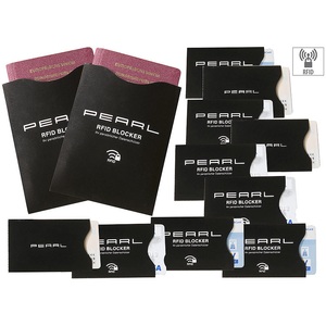 Pearl, Pearl RFID-Schutzhüllen im 12er-Set für Reisepass, Personalausweis, EC-Karte