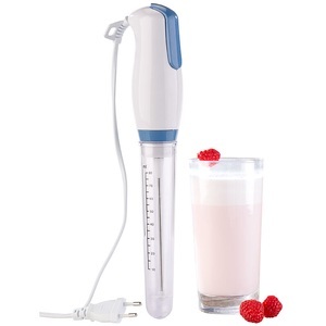 Rosenstein & Söhne, Rosenstein & Söhne Elektrischer Profi-Mini-Handmixer für Drinks, Dips u.v.m., 30 Watt, Elektrischer Mini-Handmixer mit Mixbecher-Aufsatz, leiser Motor, 30 W