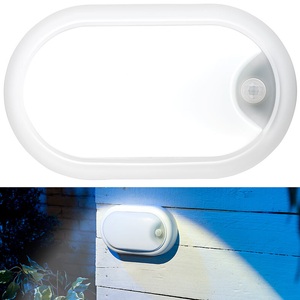 Luminea, Luminea LED-Feuchtraumleuchte, Bewegungssensor, 1.050 lm, 15 W, IP44, IK08, LED-Feuchtraumleuchte, Bewegungssensor, 1.050 lm, 15 W, IP44, IK08