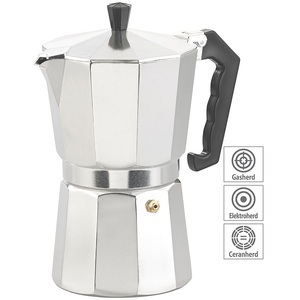 Cucina di Modena, Cucina di Modena Espresso-Kocher für 9 Tassen, 400 ml, für Gas- & Eletroherde geeignet, Espresso-Kocher für 9 Tassen, 400 ml, für Gas- & Eletroherde geeignet