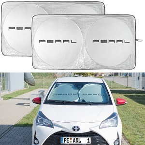 Infactory, infactory 2er-Set Universal-Sonnenschutzfolie für die Windschutzscheibe, 2er-Set Universal-Sonnenschutzfolie für die Windschutzscheibe