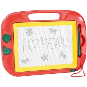 Playtastic, Playtastic Magnetische Maltafel zum immer wieder neu Bemalen + 2 Stempel, Magnetische Maltafel zum immer wieder neu Bemalen + 2 Stempel