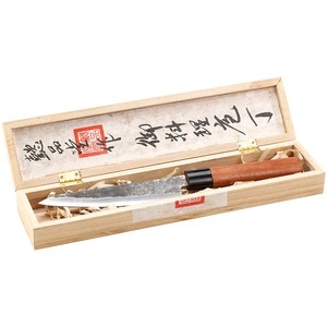 TokioKitchenWare, TokioKitchenWare Santoku Allzweck-Küchenmesser, handgefertigt, mit Echtholzgriff, Santoku Allzweck-Küchenmesser, handgefertigt, mit Echtholzgriff