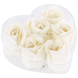 Pearl, Pearl 6 cremeweisse Rosen-Duftseifen in Geschenk-Box, 6 cremeweisse Rosen-Duftseifen in Geschenk-Box