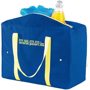 Pearl, Pearl Zusammenfaltbare Nylon-Kühltasche mit 21 Litern Volumen, EPE-isoliert, Zusammenfaltbare Nylon-Kühltasche mit 21 Litern Volumen, EPE-isoliert
