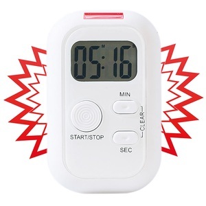 Infactory, infactory Elektronischer Timer mit Ton-, Licht- und Vibrationsalarm, Elektronischer Timer mit Ton-, Licht- und Vibrationsalarm