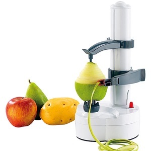 Rosenstein & Söhne, Rosenstein & Söhne Elektrischer Obst- und Gemüseschäler, Edelstahl-Klinge, Elektrischer Obst- und Gemüseschäler, Edelstahl-Klinge