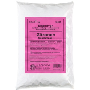 undefined, Softeispulver Zitronen-Geschmack, 1 kg, Softeispulver Zitronen-Geschmack, 1 kg
