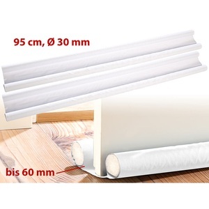 Infactory, infactory Zugluft-Stopper für Türen bis 60 mm Dicke, weiss, Zugluft-Stopper für Türen bis 60 mm Dicke, weiss
