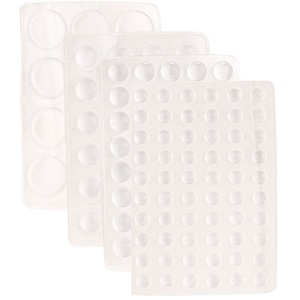 AGT, AGT 136-tlg. Mega-Set Elastikpuffer für Möbel, transparent, 4 Grössen, 136-tlg. Mega-Set Elastikpuffer für Möbel, transparent, 4 Grössen