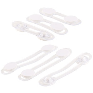 AGT, AGT 6er-Set flexible Kinder-Sicherungen f. Türen & Schubladen, transparent, 6er-Set flexible Kinder-Sicherungen f. Türen & Schubladen, transparent