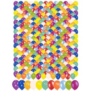 Playtastic, Playtastic 400 bunte Luftballons (30 cm) Megapack, 400 bunte Luftballons (30 cm) Megapack