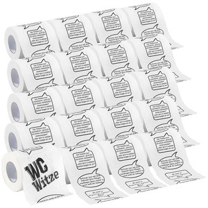 Infactory, infactory Toilettenpapier "Witze", 5 Rollen, 20er-Set Toilettenpapiere 