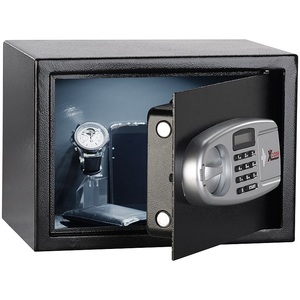 Xcase, Stahlsafe mit digitalem Code-Schloss und LCD-Display, 16 Liter