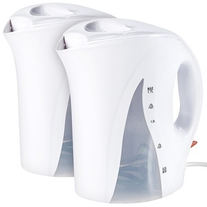 Pearl, 2er-Set Wasserkocher mit 1,7 Liter, 2200 Watt, weiß, 2er-Set Wasserkocher mit 1,7 Liter, 2200 Watt, weiß