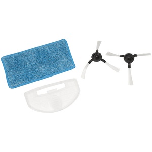 Sichler Haushaltsgeräte, Ersatz-Filter & Bürsten mit Wischtuch für Staubsauger-Roboter PCR-1590 / Saugroboter