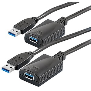 7links, 2er-Set USB 3.0 Verlängerung aktiv (inkl. 5m Anschlusskabel), 2er-Set USB 3.0 Verlängerung aktiv (inkl. 5m Anschlusskabel)
